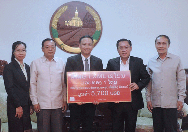 Sepon Supports Casting of Buddha Statue