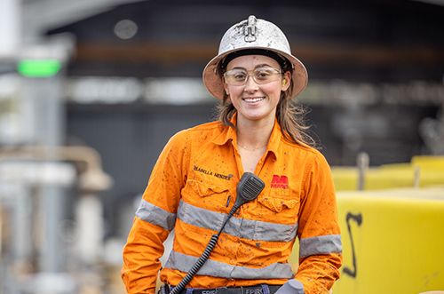 Bella Menzies, Graduate Plant Metallurgist